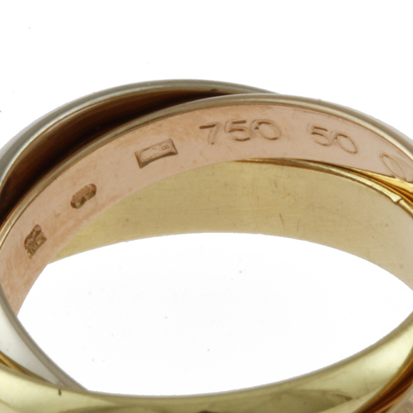 Cartier Trinity Ring No. 9 18k K18 Gold - Picture 4 of 6
